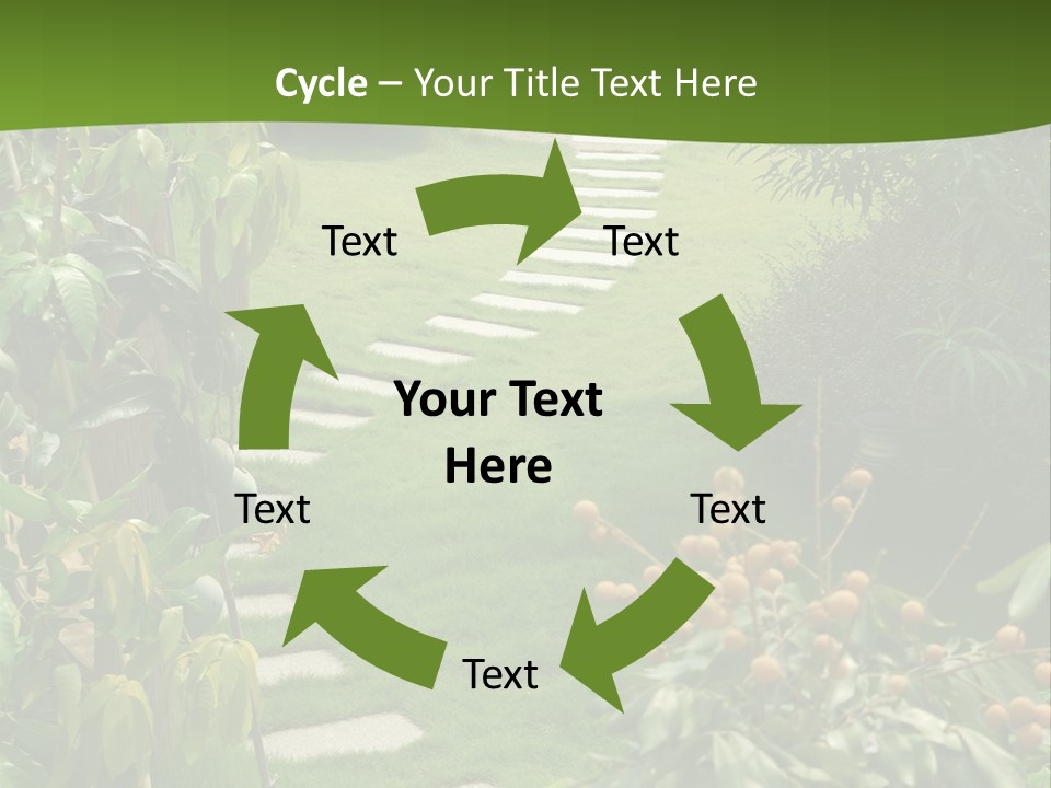 Spiral Droste Male PowerPoint Template