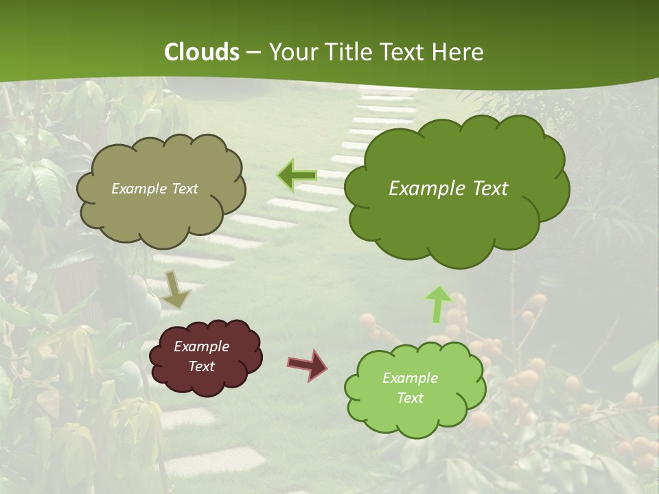 Spiral Droste Male PowerPoint Template