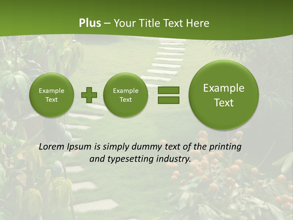 Spiral Droste Male PowerPoint Template