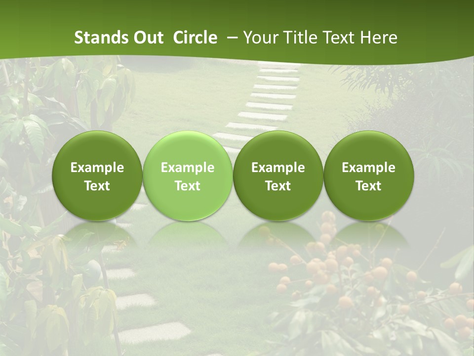 Spiral Droste Male PowerPoint Template