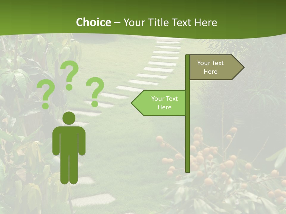Spiral Droste Male PowerPoint Template