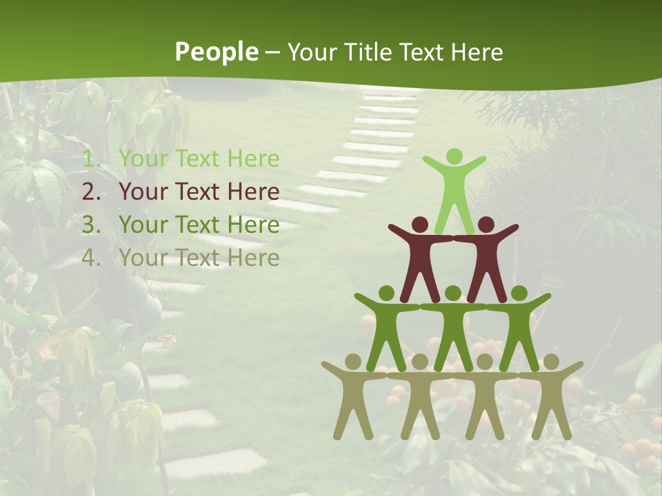 Spiral Droste Male PowerPoint Template