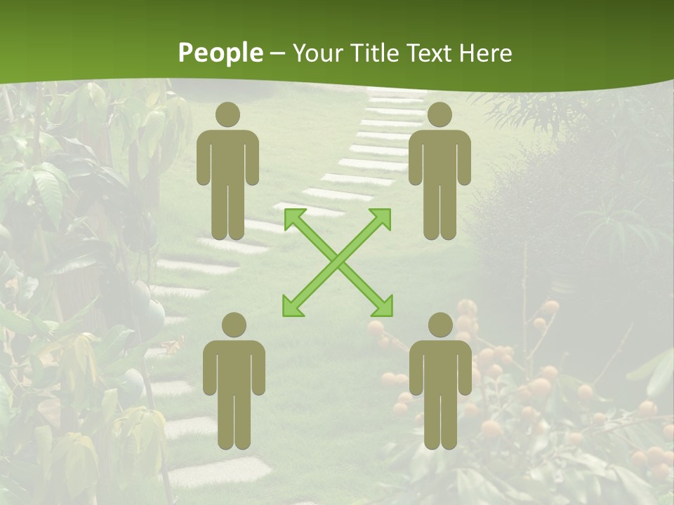 Spiral Droste Male PowerPoint Template