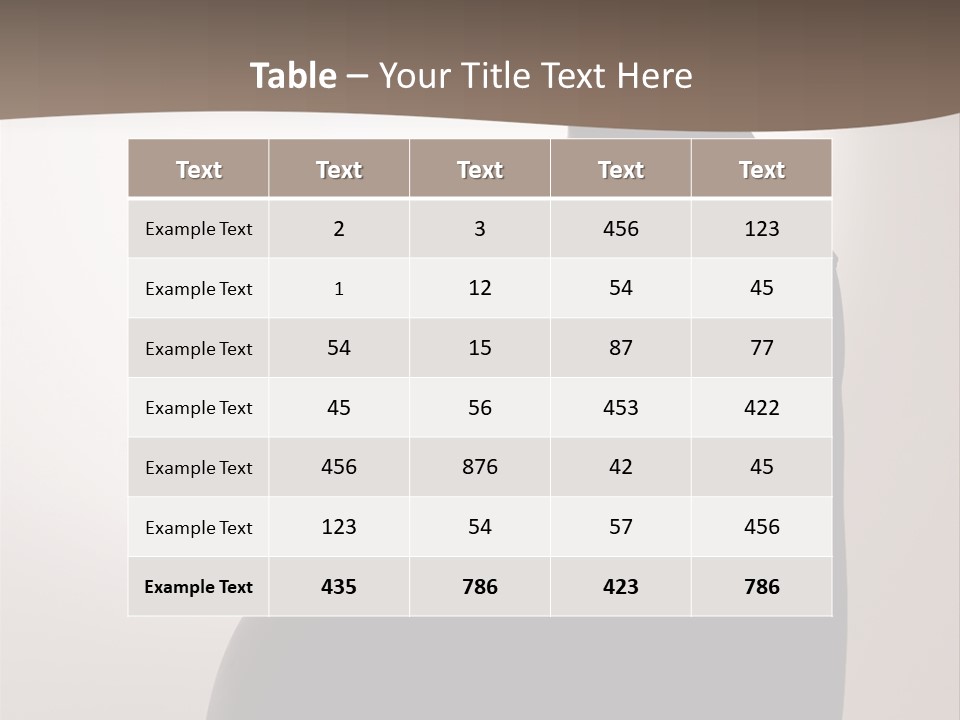 Spiral Oddity Paradox PowerPoint Template