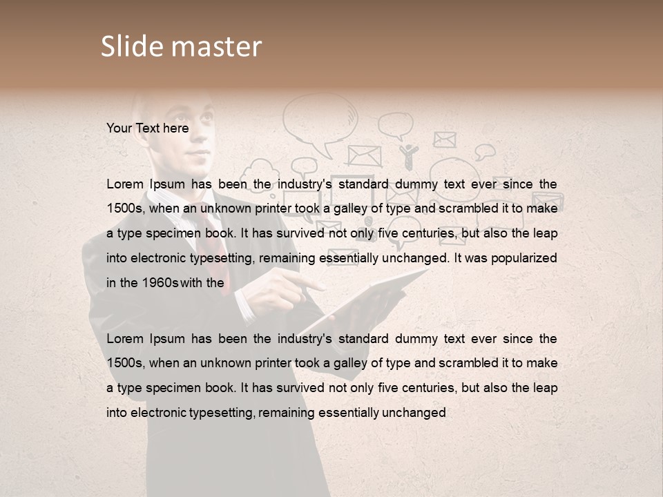 Spiral Paradox Oddity PowerPoint Template