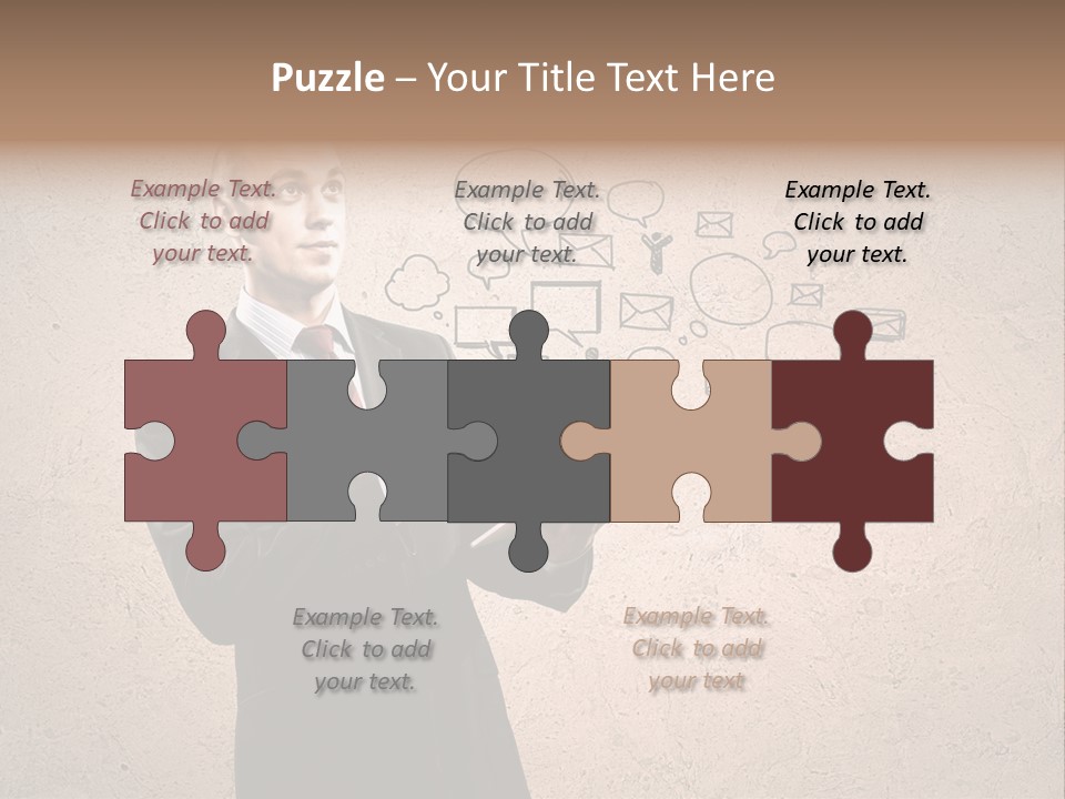 Spiral Paradox Oddity PowerPoint Template
