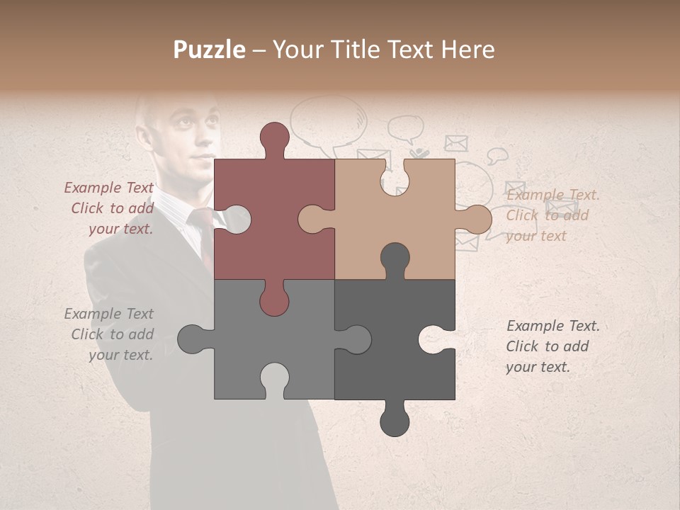 Spiral Paradox Oddity PowerPoint Template