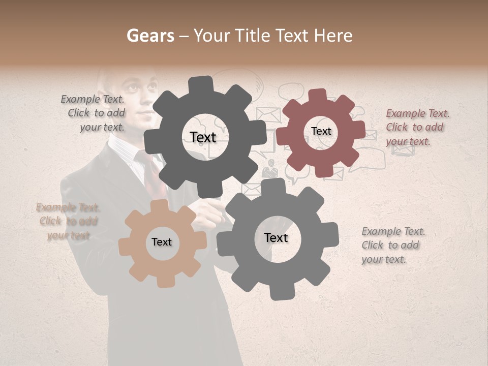 Spiral Paradox Oddity PowerPoint Template