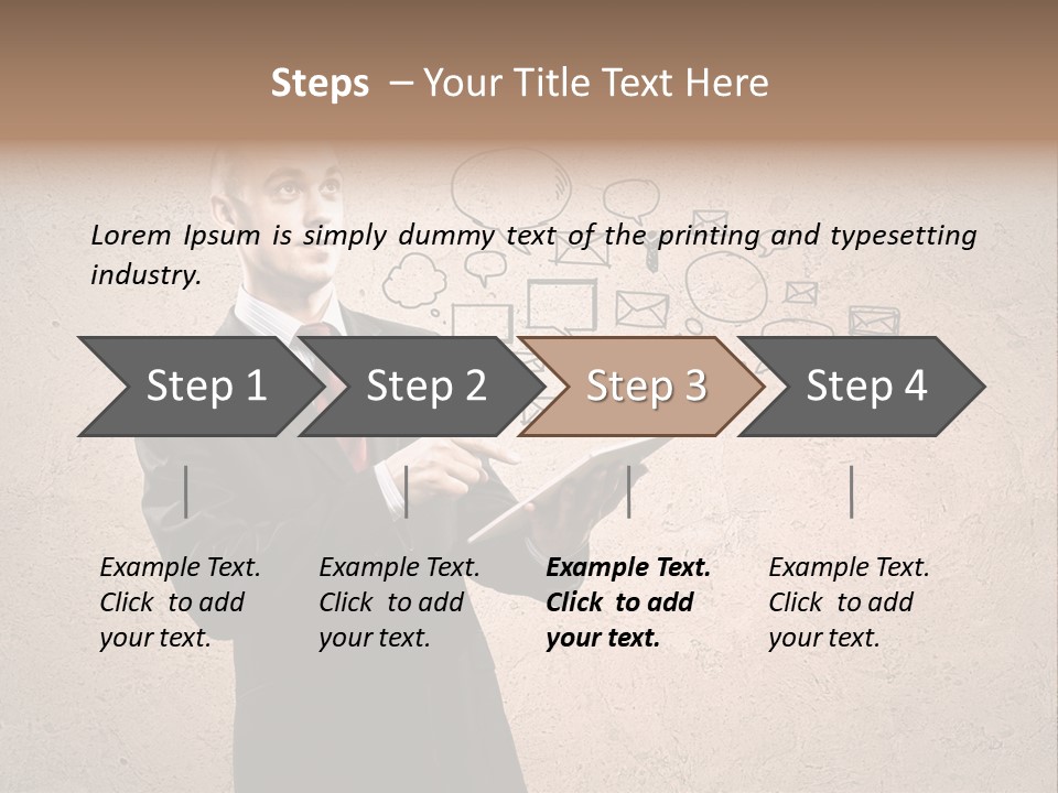 Spiral Paradox Oddity PowerPoint Template