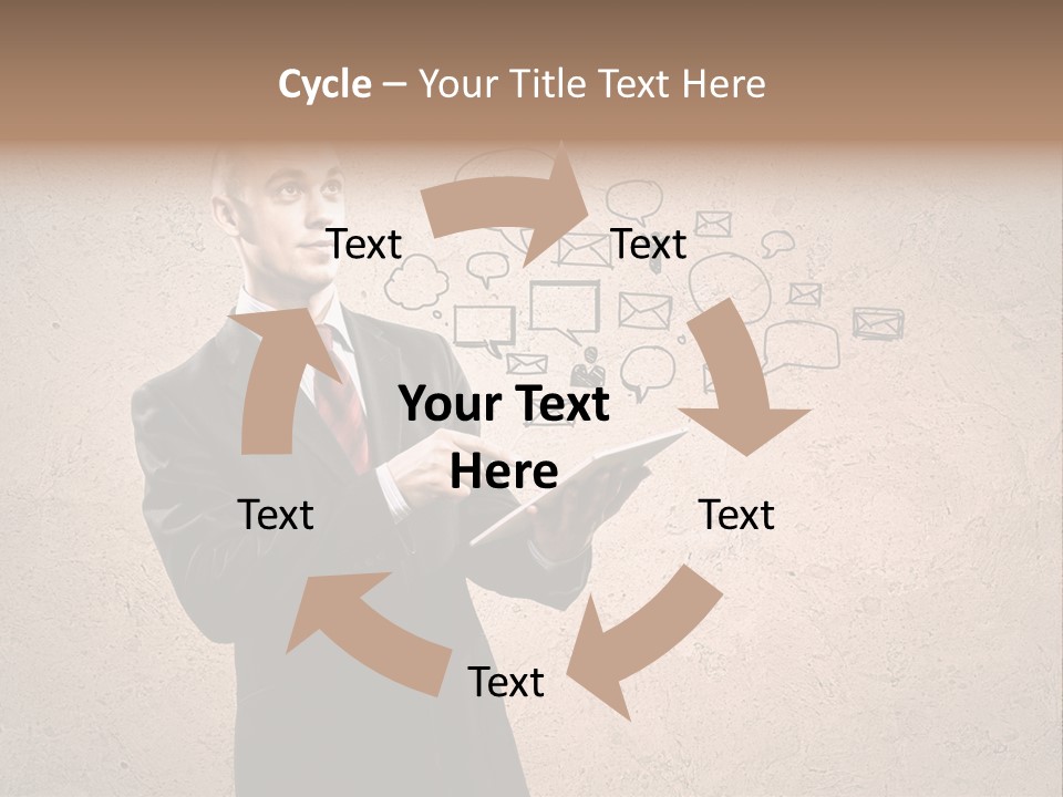 Spiral Paradox Oddity PowerPoint Template