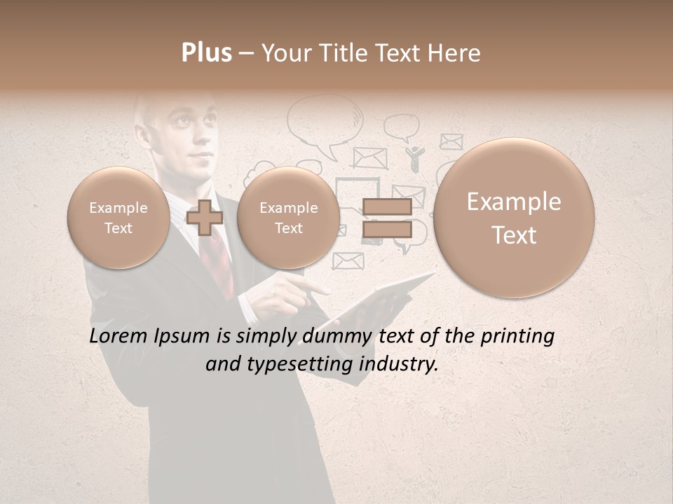 Spiral Paradox Oddity PowerPoint Template