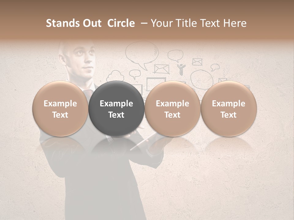 Spiral Paradox Oddity PowerPoint Template