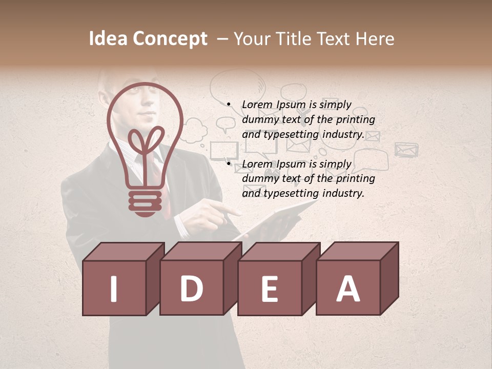 Spiral Paradox Oddity PowerPoint Template