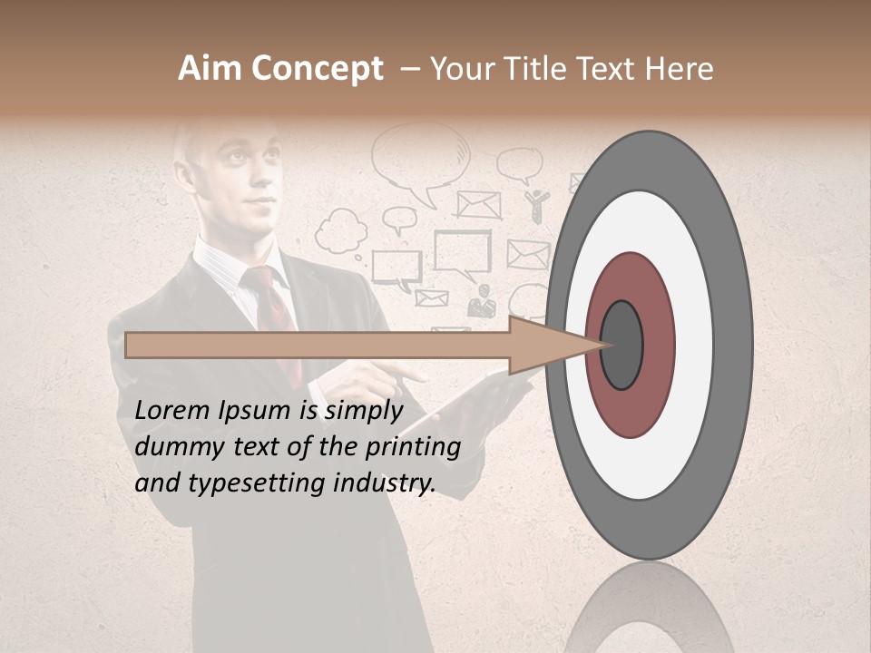 Spiral Paradox Oddity PowerPoint Template