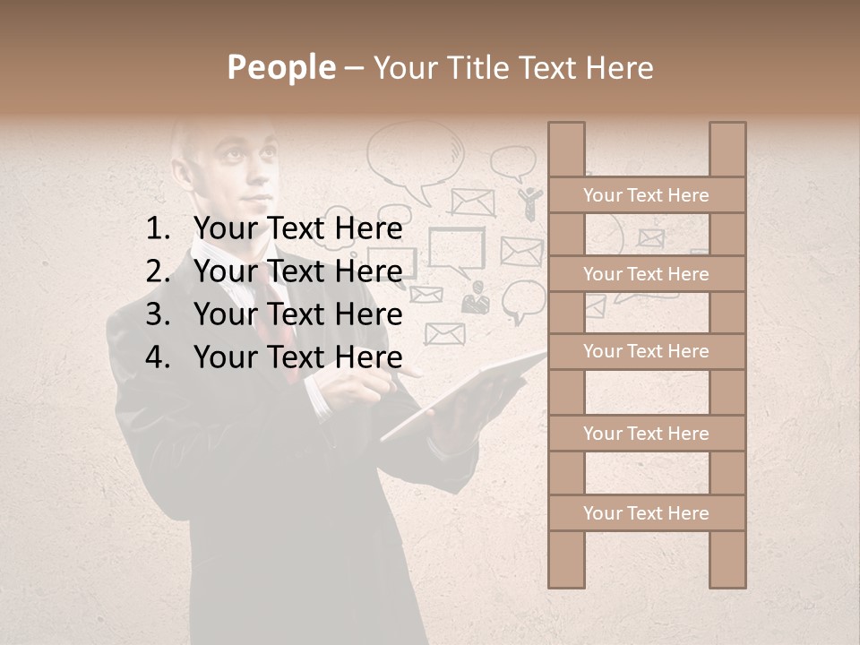 Spiral Paradox Oddity PowerPoint Template