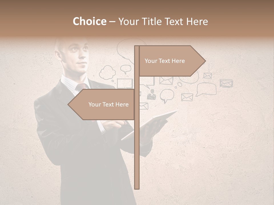 Spiral Paradox Oddity PowerPoint Template