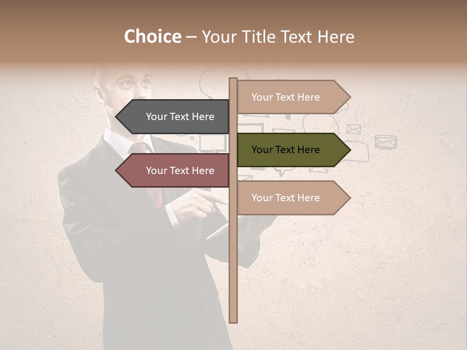 Spiral Paradox Oddity PowerPoint Template