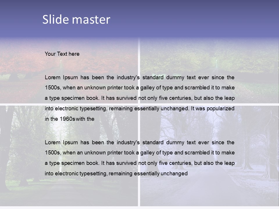 Reverse Ambiguity Eyes PowerPoint Template