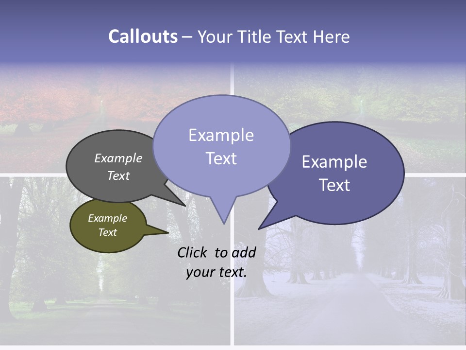 Reverse Ambiguity Eyes PowerPoint Template