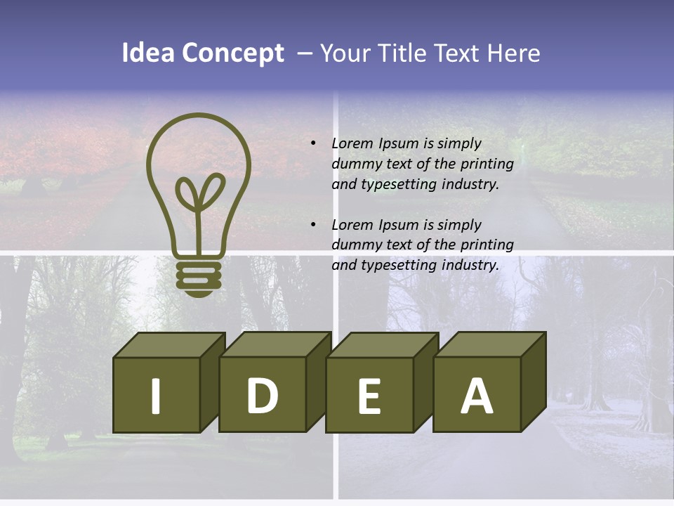 Reverse Ambiguity Eyes PowerPoint Template