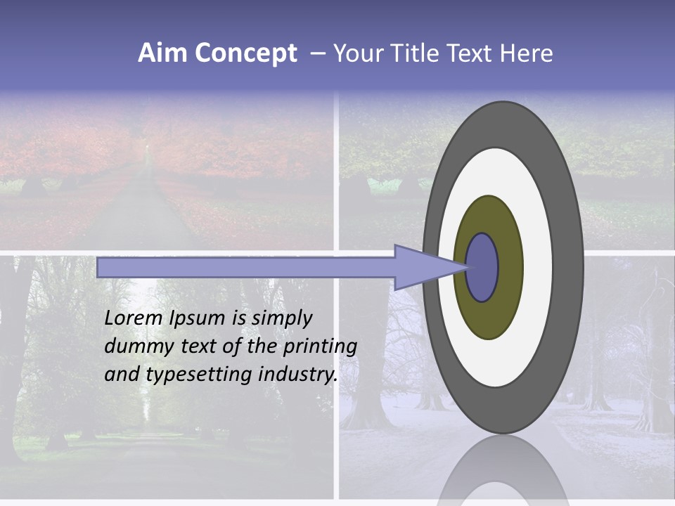 Reverse Ambiguity Eyes PowerPoint Template