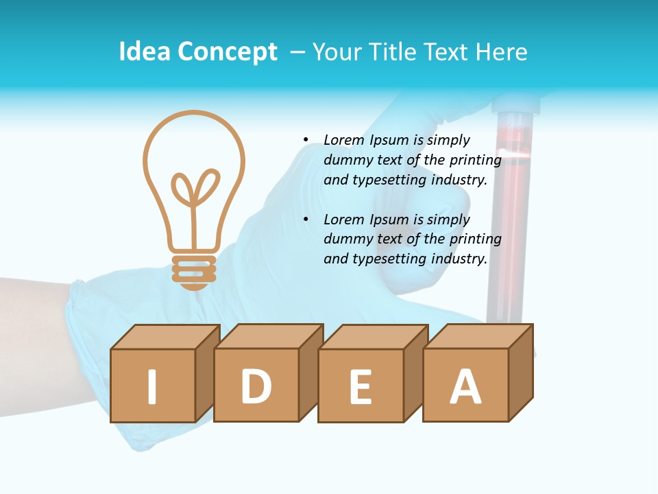 Eyes Opposite Anomaly PowerPoint Template
