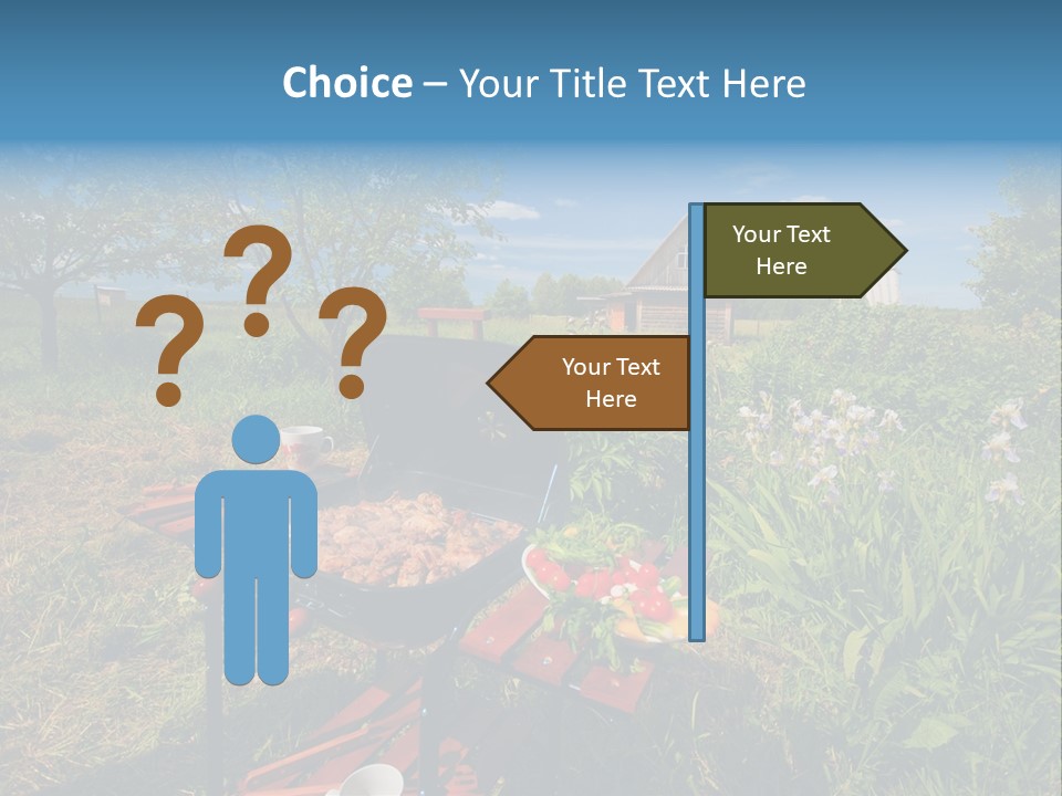Reverse Complex Man PowerPoint Template
