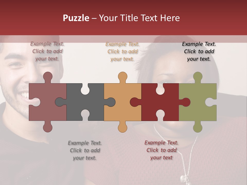 African Ethnicity Diverse Scarf PowerPoint Template