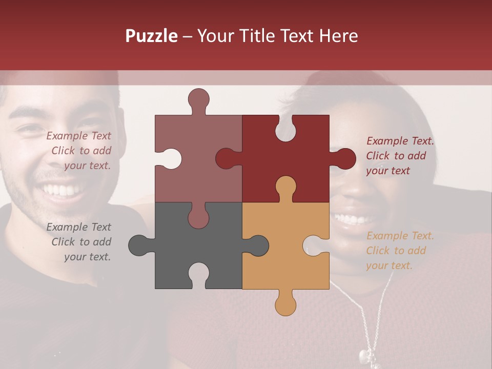 African Ethnicity Diverse Scarf PowerPoint Template