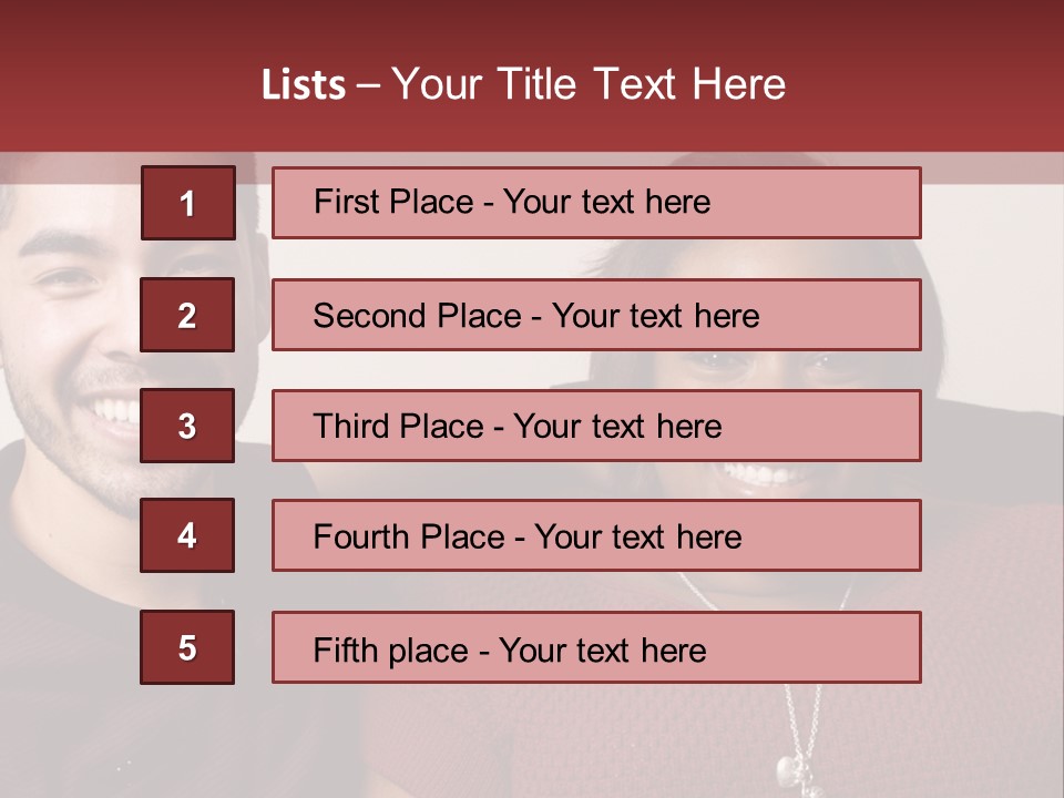 African Ethnicity Diverse Scarf PowerPoint Template
