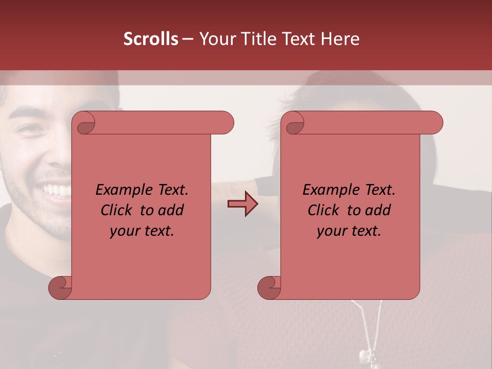African Ethnicity Diverse Scarf PowerPoint Template