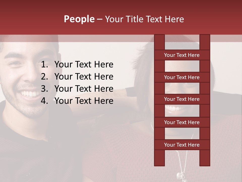 African Ethnicity Diverse Scarf PowerPoint Template