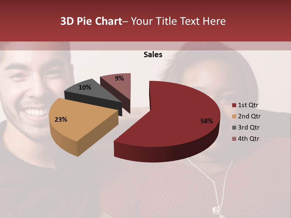 African Ethnicity Diverse Scarf PowerPoint Template