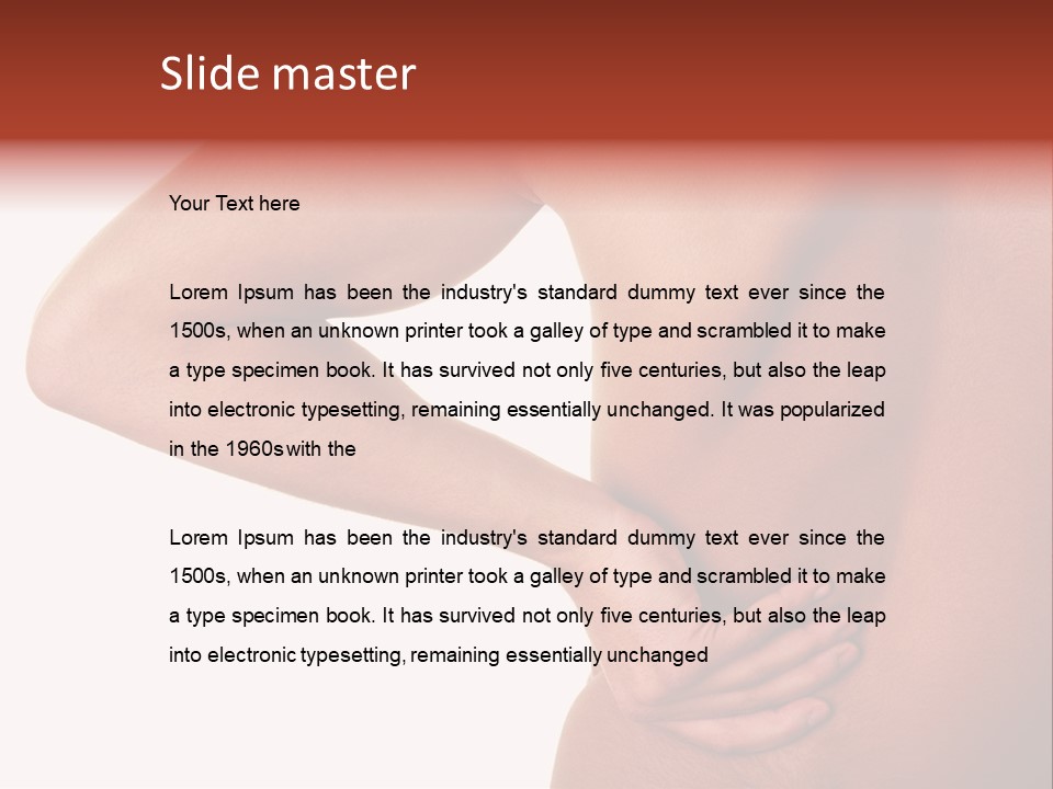 Problem Fitness Naked PowerPoint Template