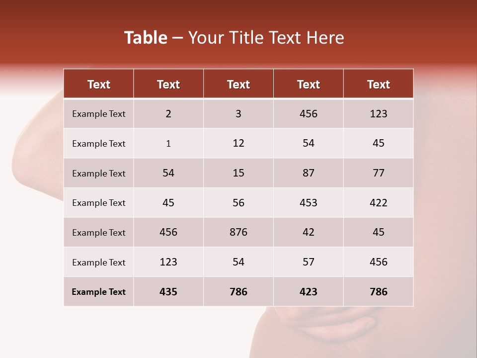 Problem Fitness Naked PowerPoint Template