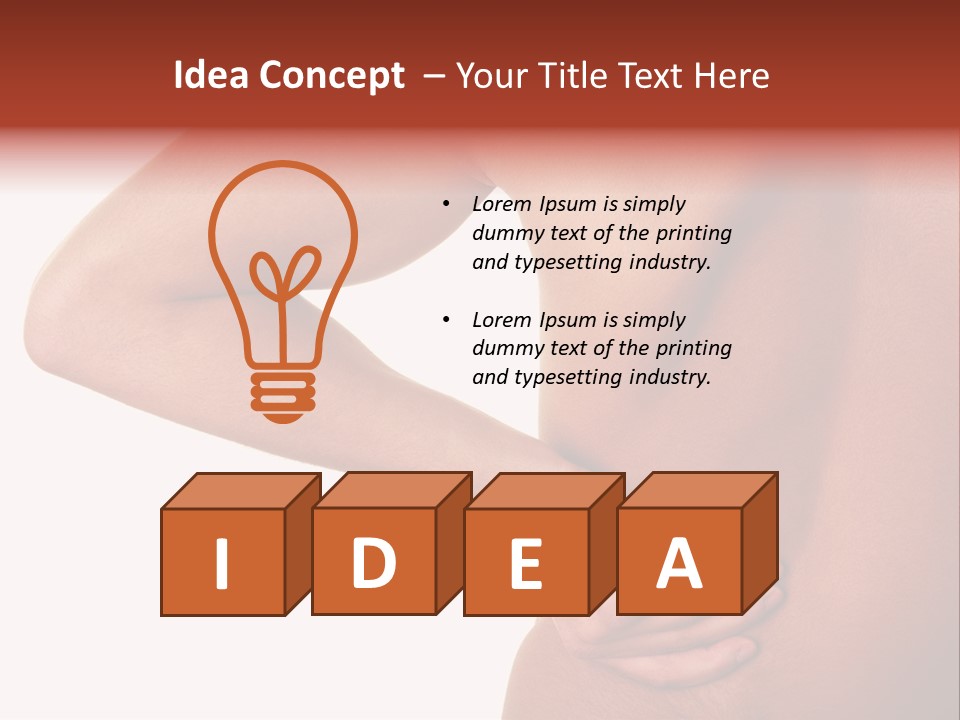 Problem Fitness Naked PowerPoint Template