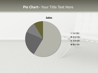 Chair Comfortable Reflection PowerPoint Template