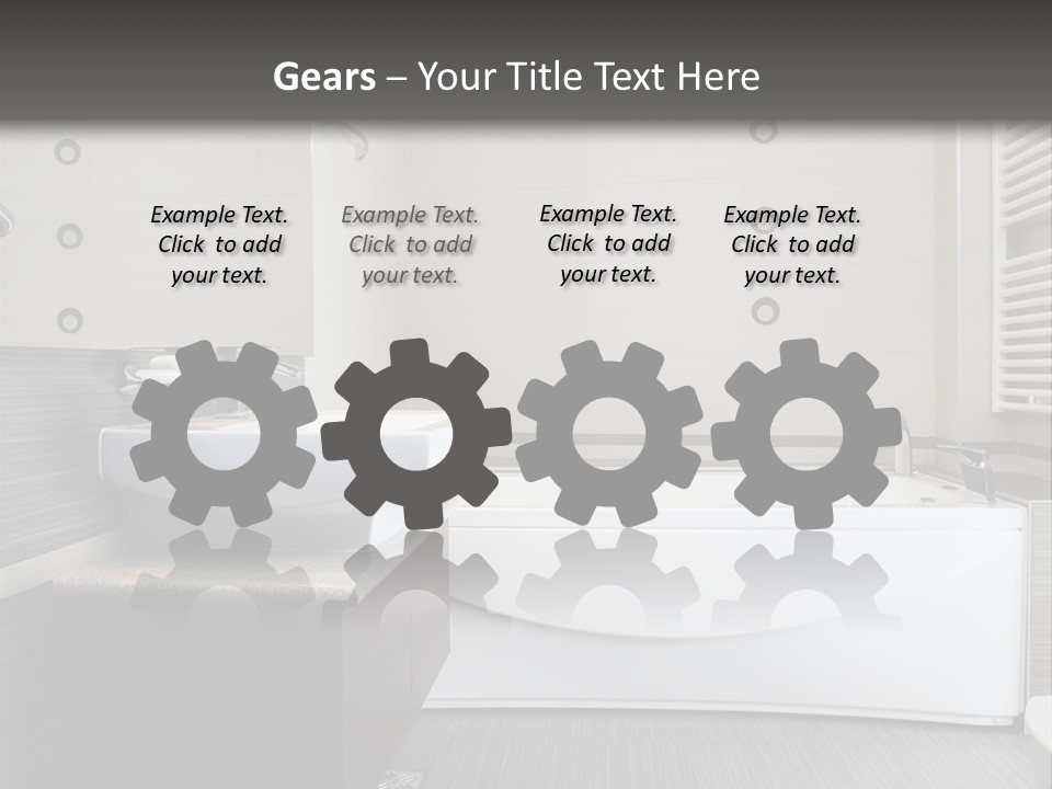 Room Wash Decor PowerPoint Template