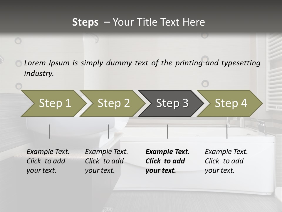 Room Wash Decor PowerPoint Template