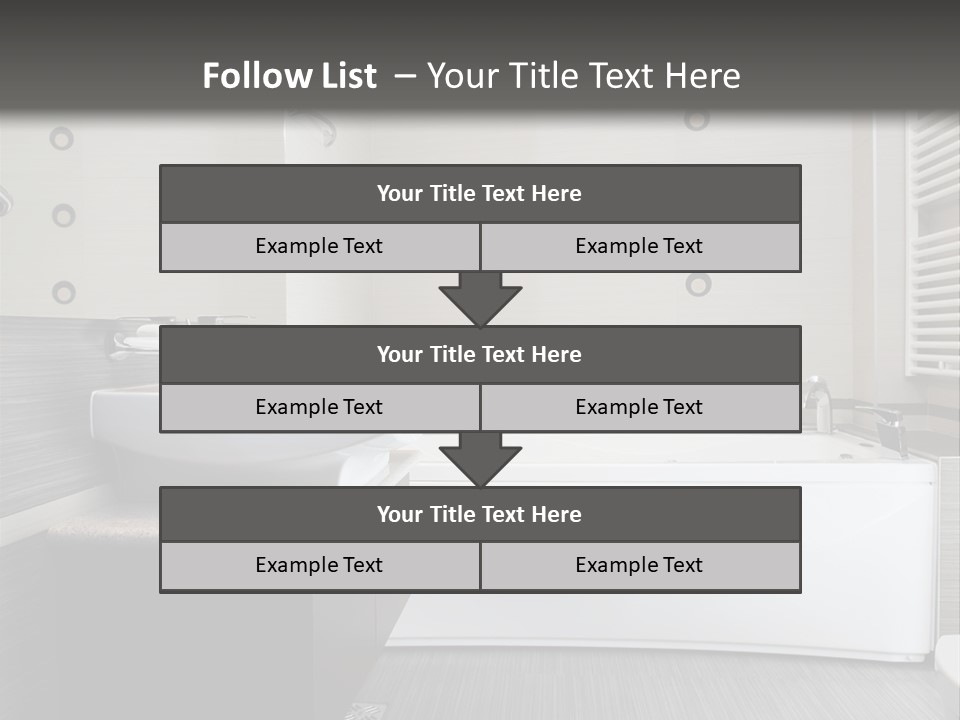 Room Wash Decor PowerPoint Template