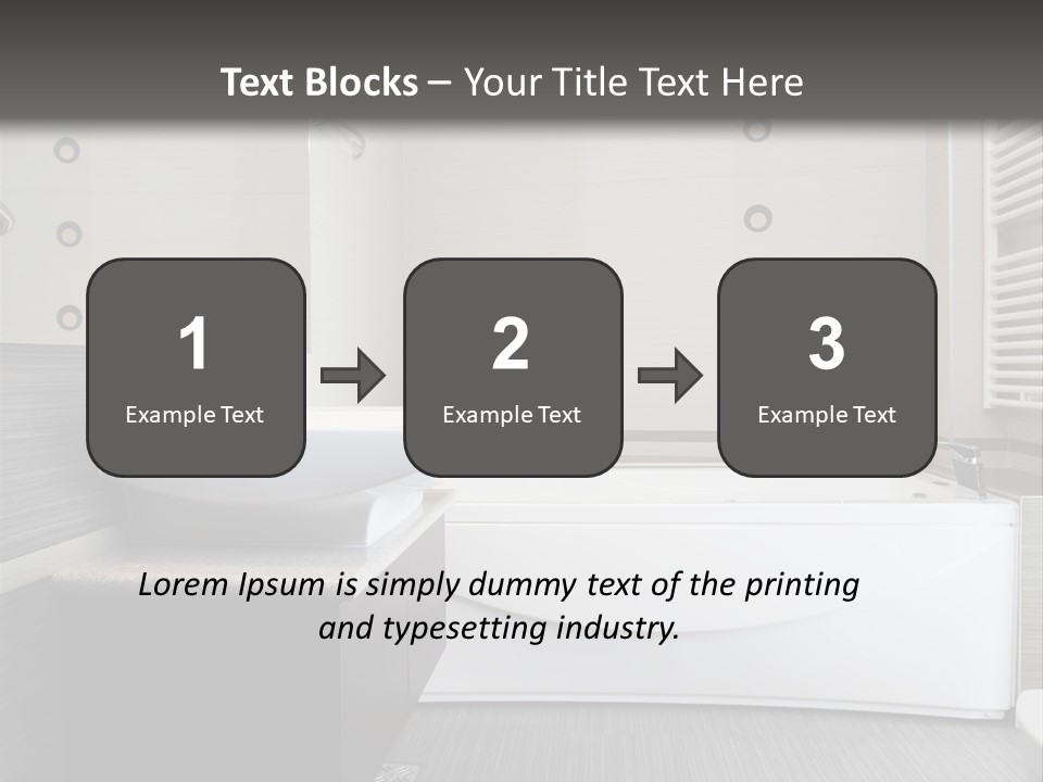 Room Wash Decor PowerPoint Template