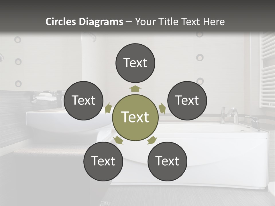 Room Wash Decor PowerPoint Template