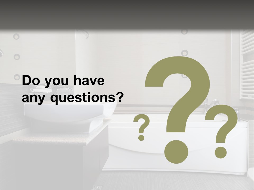 Room Wash Decor PowerPoint Template