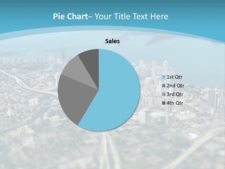 Travel Water Skyscraper PowerPoint Template