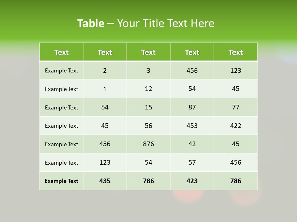 A Blurry Image Of Colorful Lights On A Black Background PowerPoint Template