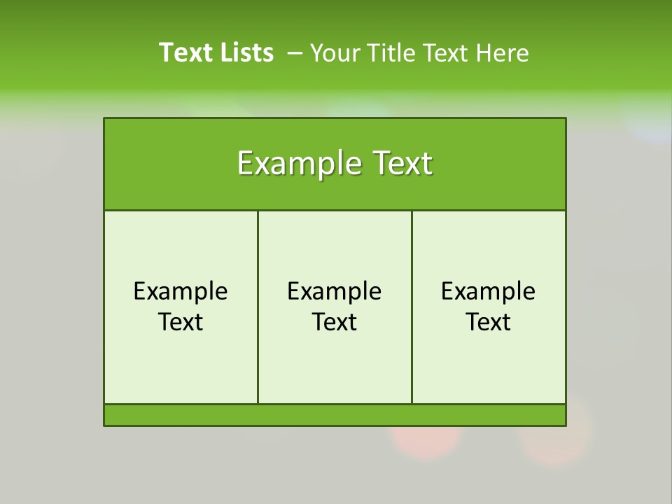 A Blurry Image Of Colorful Lights On A Black Background PowerPoint Template