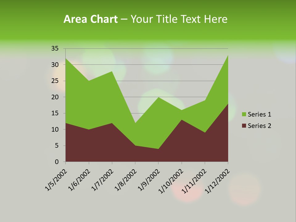 A Blurry Image Of Colorful Lights On A Black Background PowerPoint Template
