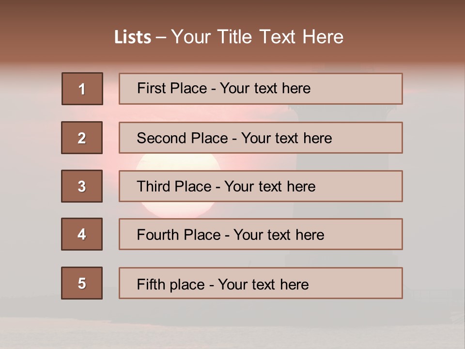 Leader Smile Winner PowerPoint Template