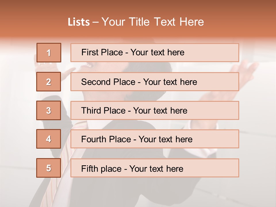 Leader Smile Winner PowerPoint Template