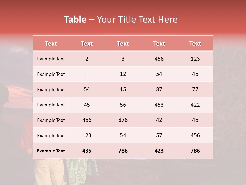 A Couple Of People Standing Next To A Building PowerPoint Template